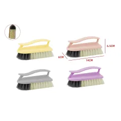 Cepillo plástico mango ergonómico Multiuso | colores surtidos