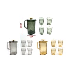 SET DE JUGUERA CON 4 PCS VASOS