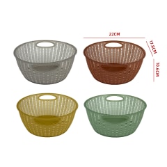 Colador plástico redondo multiusos 22 cm | colores surtidos
