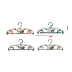 SET 5 PCS COLGADORES ROPA 39X17CM