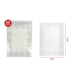 PAPEL BLONDA RECTANGULAR PARA TORTA  30X40CM