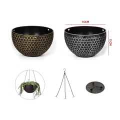 MACETERO COLGANTE LINDOS COLORES  16X11CM