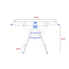 TENDEDERO DE ROPA PLEGABLE 150X60X98CM