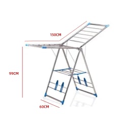 TENDEDERO DE ROPA PLEGABLE 150X60X99CM
