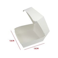 ENVASE DESECHABLE PARA HAMBURGUESA 13X13X8.5CM