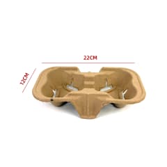 PORTA DESECHABLES PARA DOS VASOS