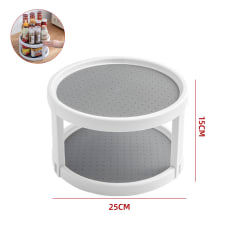 ESTANTE GIRATORIO DOBLE 25X15CM