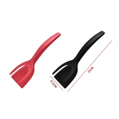 Espátula doble de cocina 31x8.5 cm | colores surtidos