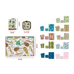 SET DE PAÑO DE COCINA 3 PIEZAS DISEÑOS SURTIDOS