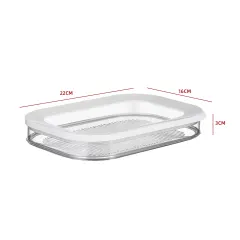 CONTENEDOR HERMÉTICO PARA FIAMBRE  22×16×3 CM