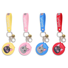 LLAVERO CON ESPEJO GATO CON CAMPANA | 12 UNID