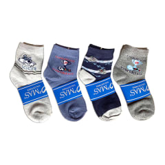 CALCETINES DE NIÑO DISEÑO SURTIDO TALLA 4 | 12 UNID