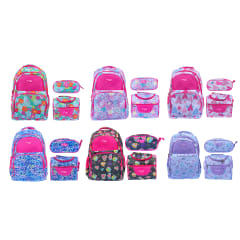 MOCHILA ESCOLAR ESTAMPADO INCLUYE LONCHERA Y ESTUCHE 45X30X13  | 12 UNID