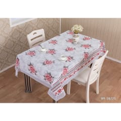 MANTEL PLASTICO CON ESTAMPADO FLORAL 1.37X1.83M | 10 UNID
