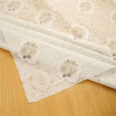 MANTEL PLASTICO ESTAMPADO FLOR DE NARANJO  1.37X20M