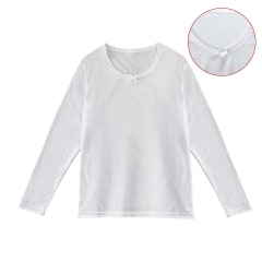 CAMISETA MUJER DE ALGODON BLANCO CUELLO REDONDA M-L/XL-XXL