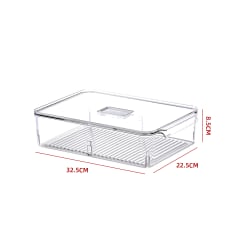 ORGANIZADOR DE REFRIGERADOR  3 NIVELES 32.5X22.5X8.5CM