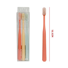 Set 3 Cepillos Dientes Cerdas Suaves 1 Colores Surtidos