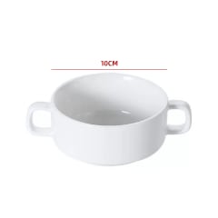 Taza Sopera de Cerámica Blanca 10 cm | venta mayorista
