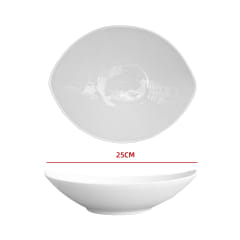 Vajilla Ondulada Cerámica 25 cm | venta mayorista