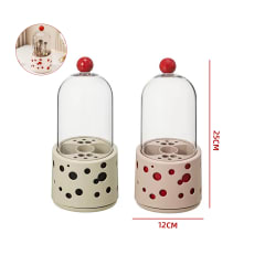 LINDO ORGANIZADOR BROCHAS MAQUILLAJE 12X12X25CM