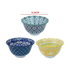 BOWL CERAMICA ESTAMPADOS SURTIDOS 8.26X8.26CM