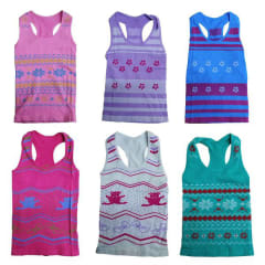 POLERA SIN MANGA NIÑA CON DIBUJO SURTIDO | 12 UNI