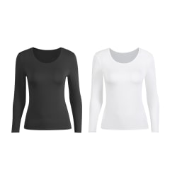 CAMISETA MUJER BLANCO Y NEGRO | 12 UNID