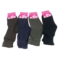 CALCETIN MUJER MEDIA CAÑA PELUSA CAÑA LARGA COLORES