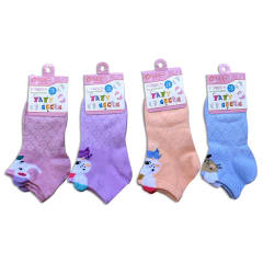 CALCETÍN DE BEBÉ NIÑA TOBILLO TALLAS 9-18 MESES | 12 UNI