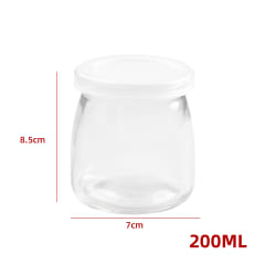 FRASCO DE VIDRIO CON TAPA PLASTICA 200ML