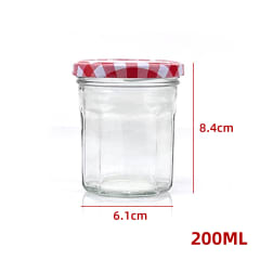 FRASCO DE VIDRIO CON TAPA ALUMINIO COLOR 200 ML | VENTA X MAYOR