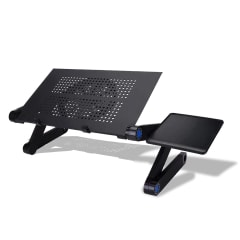 MESA PARA NOTEBOOK CON SOPORTE PLEGABLE 48X28CM