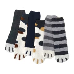 CALCETINES PLUSH HOMBRE CORTE MEDIO GARRA MASCOTA | 12 UNID
