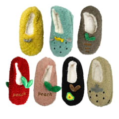 PANTUFLA MUJER CONCHIPORRO BORDADO FIGURAS TALLA -36-41 | 12 UNID