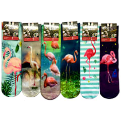 CALCETINES DE MUJER CON ESTAMPADO FLAMENCO