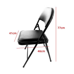 SILLAS LISO PLEGABLE COLOR NEGRO/ VENTA MAYORISTA