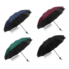 PARAGUAS PLEGABLE COLOR LISO  60CM | 72 UNID