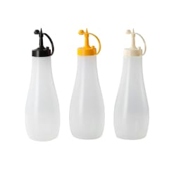 BOTELLA PLASTICA SALSAS TRASLUCIDA 240 ML