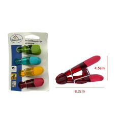 PINZAS PLASTICAS CON IMAN 4PCS