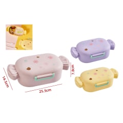ENVASE LONCHERA PARA EL ALMUERZO DISEÑO DULCE 25.5X14.5X7.8CM | 12 UNID