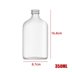 BOTELLA PLANA CON TAPA 350ML