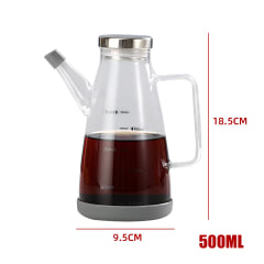 JARRA CON MEDIDAS Y TAPA DE ACERO 550ML