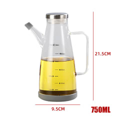 JARRA CON MEDIDAS Y TAPA DE ACERO 750ML