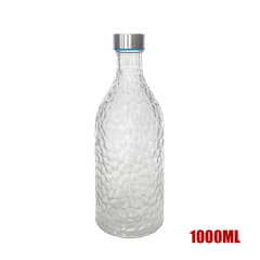 BOTELLA VIDRIO CON TAPA 1000 ML