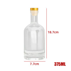 BOTELLA CON TAPA 375 ML