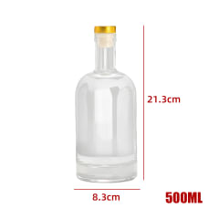 BOTELLA CON TAPA 500 ML