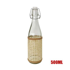 BOTELLA DE VIDRIO HERMETICA 500ML