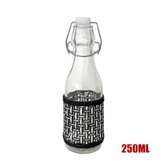 BOTELLA DE VIDRIO HERMETICA 250ML