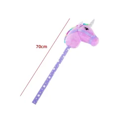 UNICORNIO DE PALO CON SONIDO 70 CMS
